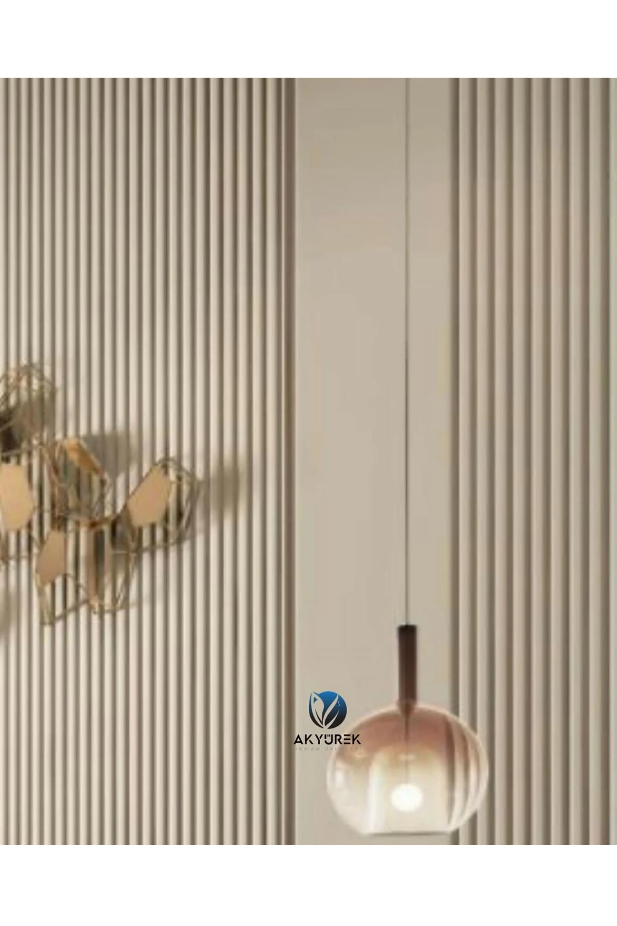 Akyürek Lb 2200 Model Supramat Sahara Krem Dekor Profil Duvar Kaplama Panel Lambri