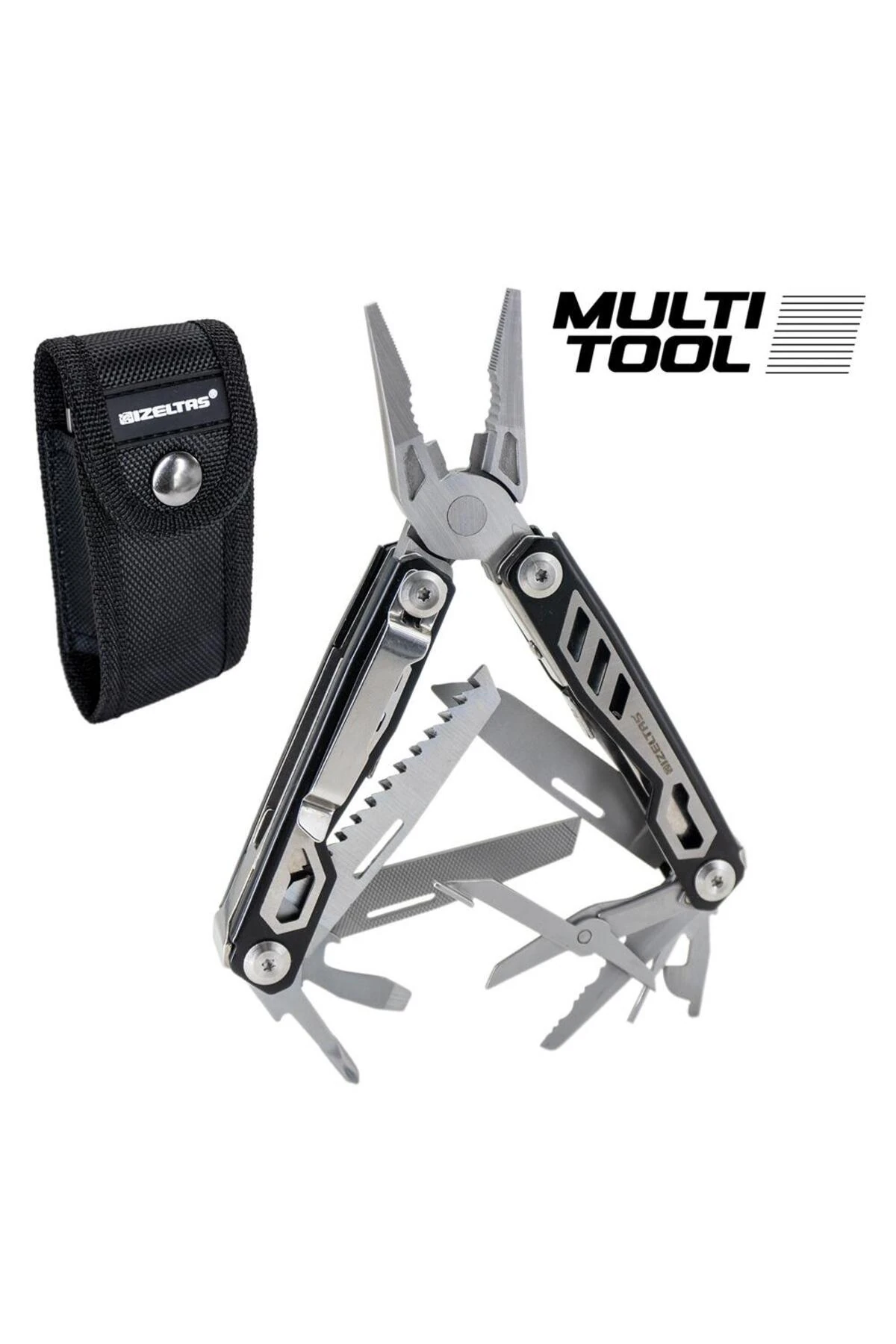 Multi Tool 15 Fonksiyonlu Çok Amaçlı El Aleti 155 mm