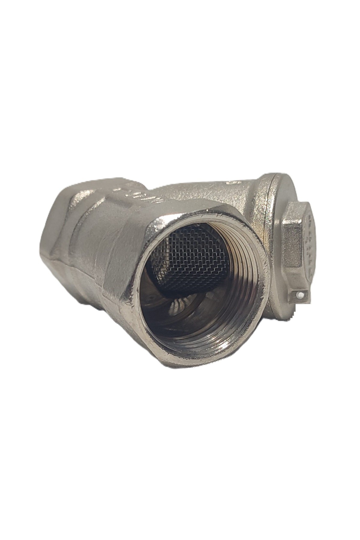 1" Sarı / Krom Pislik Tutucu Su Filtresi Dn25 - Threaded Strainer