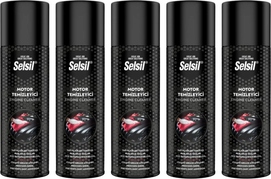 Motor Temizleme Spreyi Pas Sökücü Etkisiyle 500 ml Metal Yüzey İçin 5 Adet
