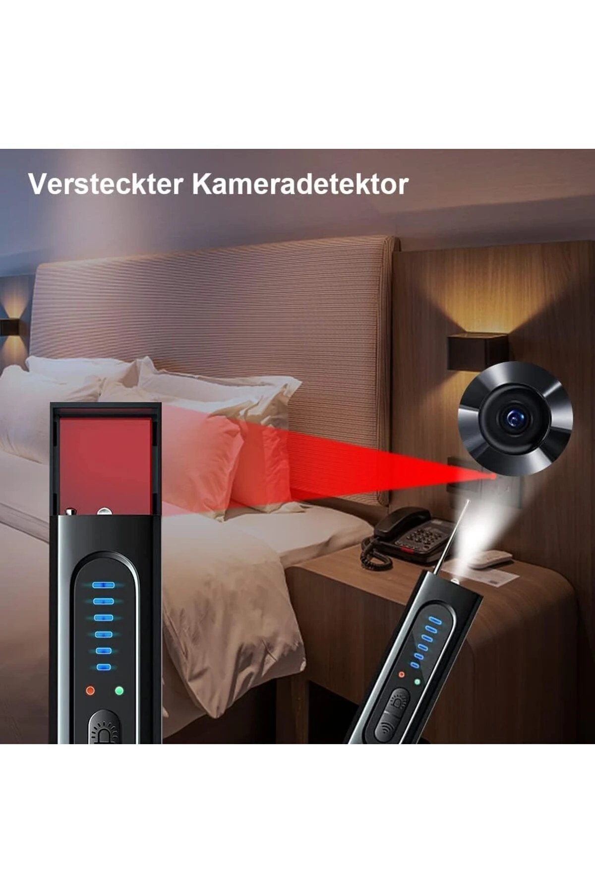 Gizli Kamera SeS Mikrofon Bulucu Dedektörü