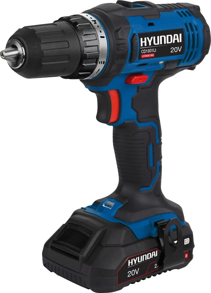 HPA202 20V Li-Ion Akülü Vidalama – 2x2.0Ah Batarya, 13 mm Darbesiz Mandren, LED Işık, 1 Saatte Hızlı Şarj, Profesyonel Kullanım