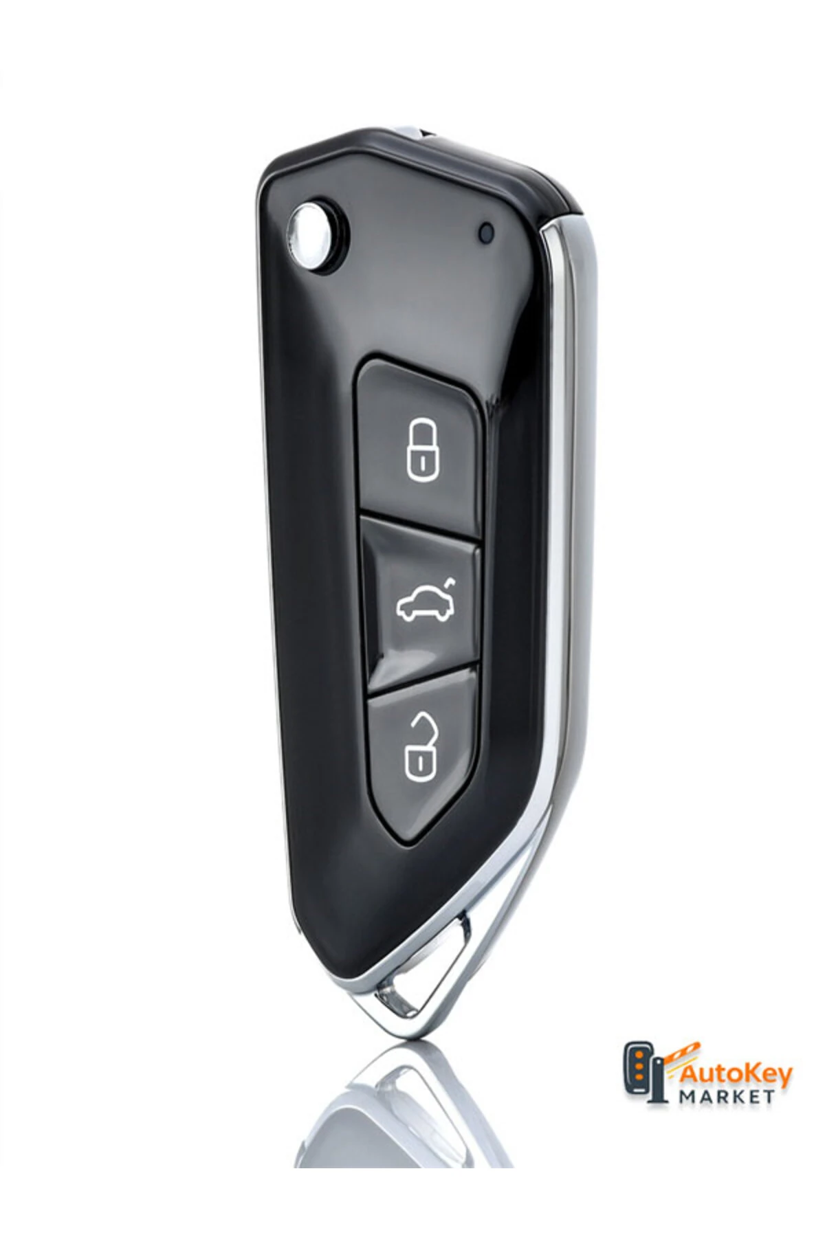 Sustalı 3 Buton Kopyalanabilen Akıllı Kumanda Vw Golf 8 Model 433MHz