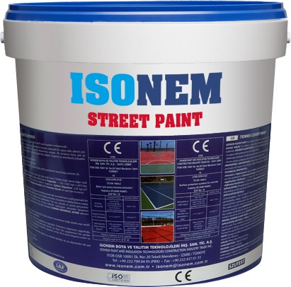 Isonem Street Paint Su Bazlı Zemin Kaplaması 18 Kg.