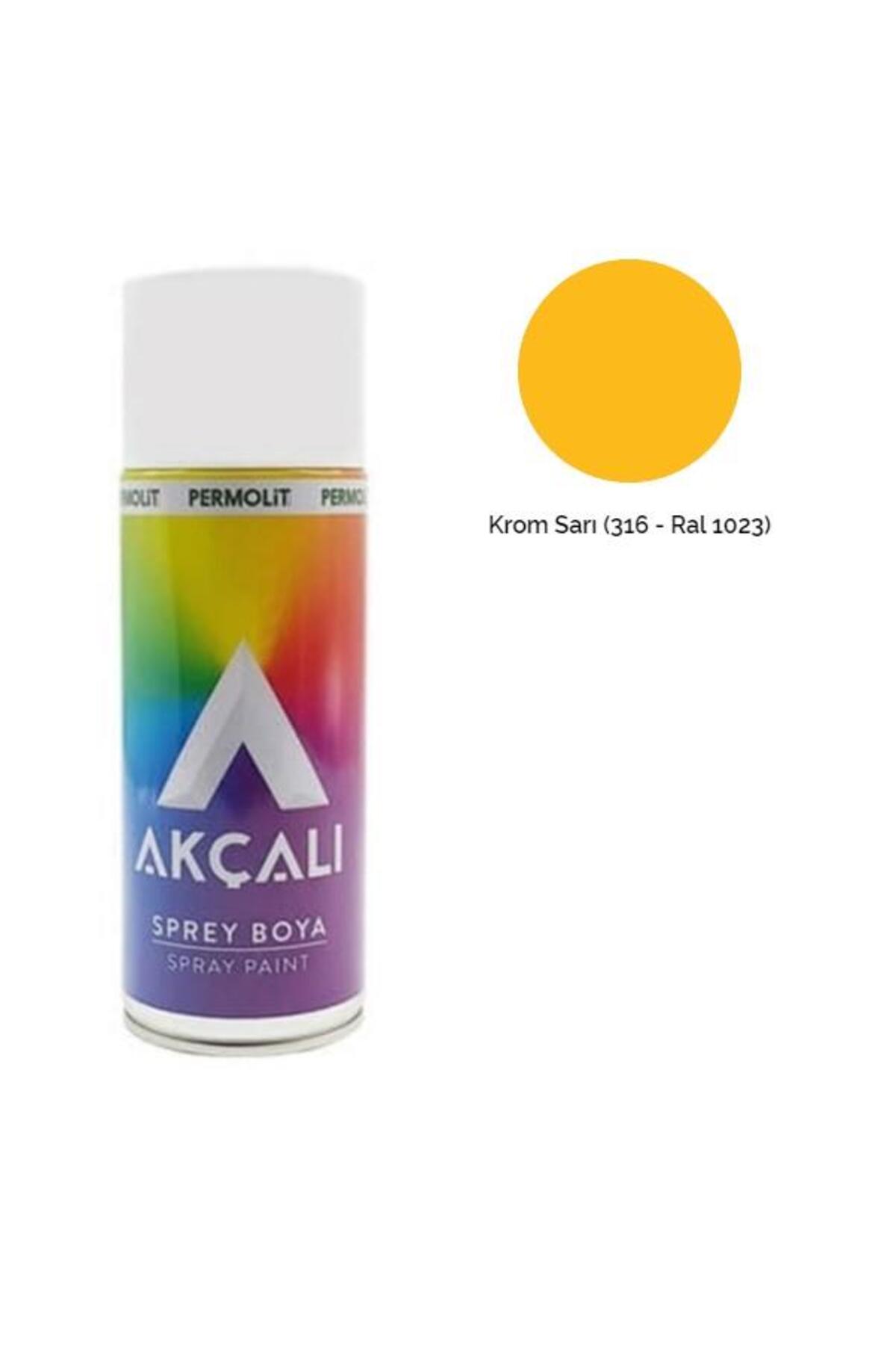 Sprey Boya 316 Krom Sarı Ral 1023 400 Ml.