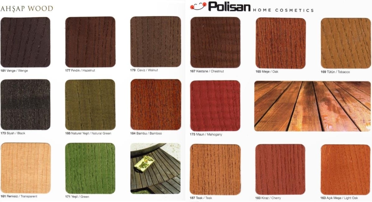 POLİSAN Politex Lux Vernikli Parlak Ahşap Koruyucu Teak 0,75 Lt.