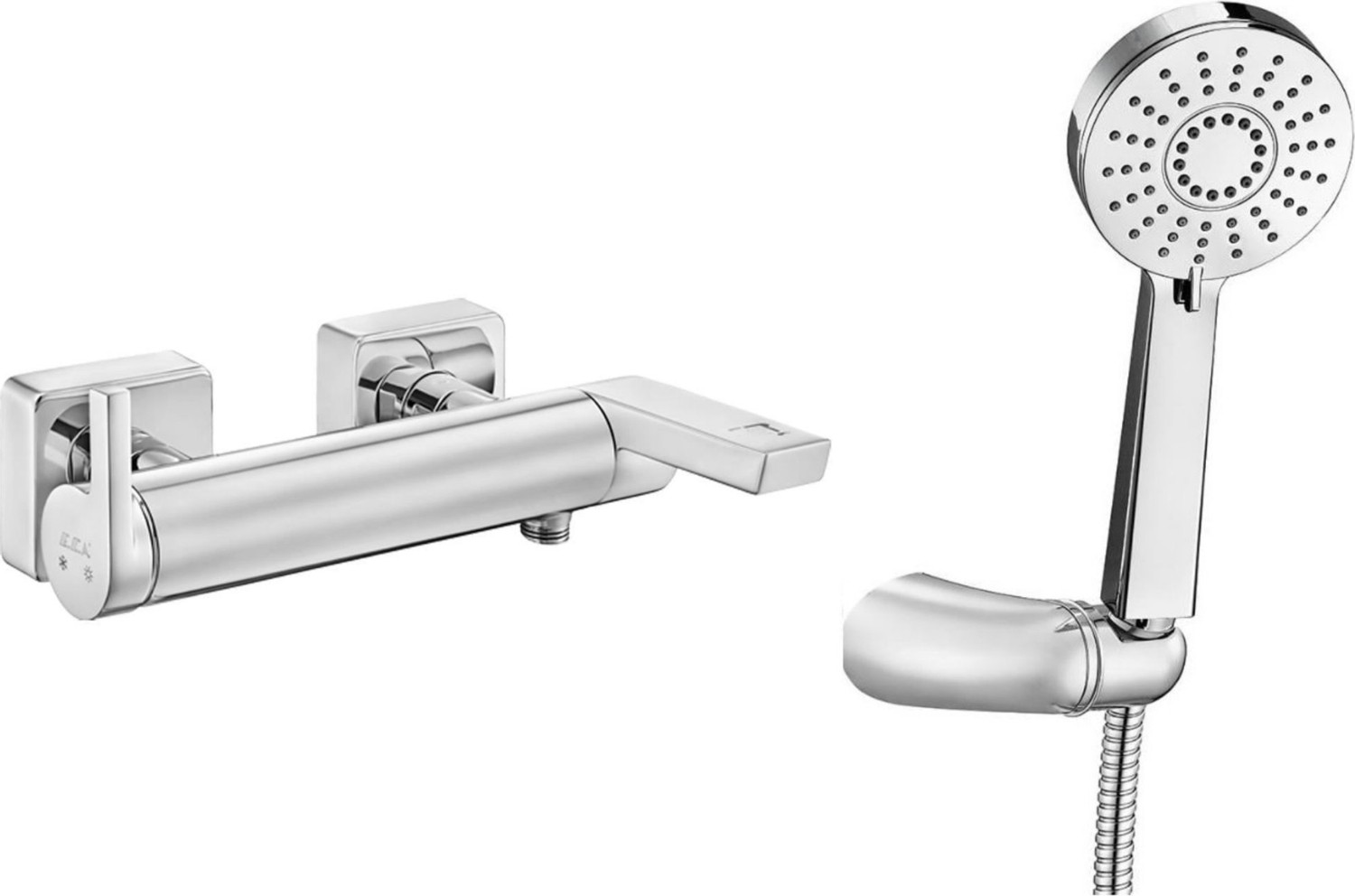 Icon Banyo Bataryası + Fırat Mafsallı Duş Seti Banyo Üst Takımı