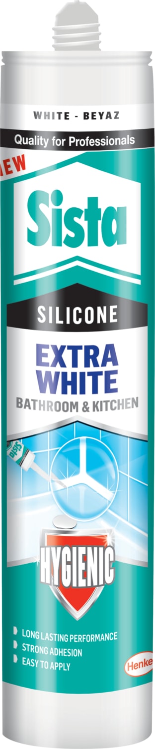 Sista Extra White Banyo & Mutfak Silikonu Beyaz 280 ml
