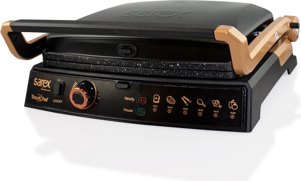 Çelik Izgara ve Tost Makinesi, Pratik ve Şık Tasarım