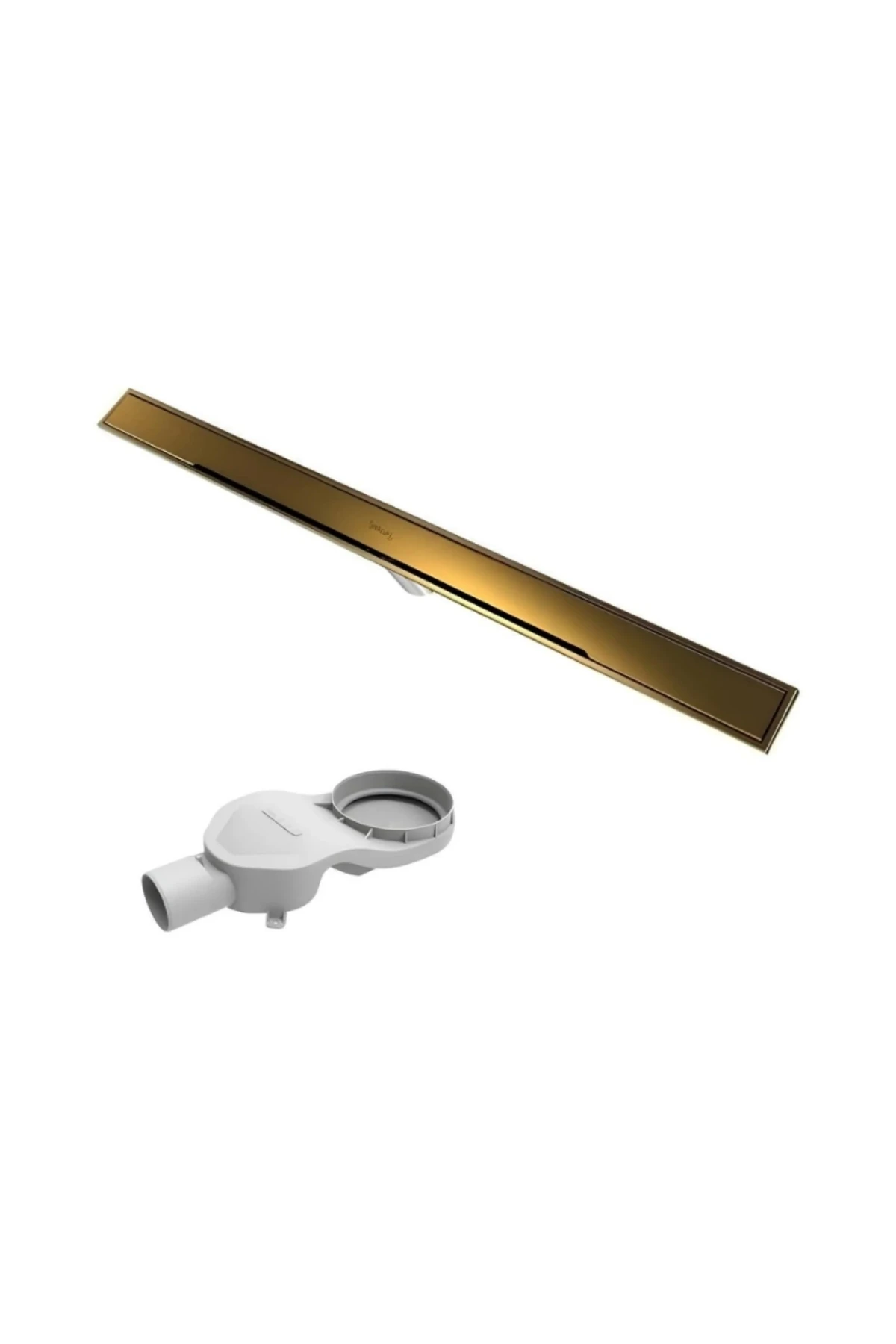 Galata A Duş Kanalı Yandan Çıkışlı, 60cm, Parlak Altın, 47H00210000PA014