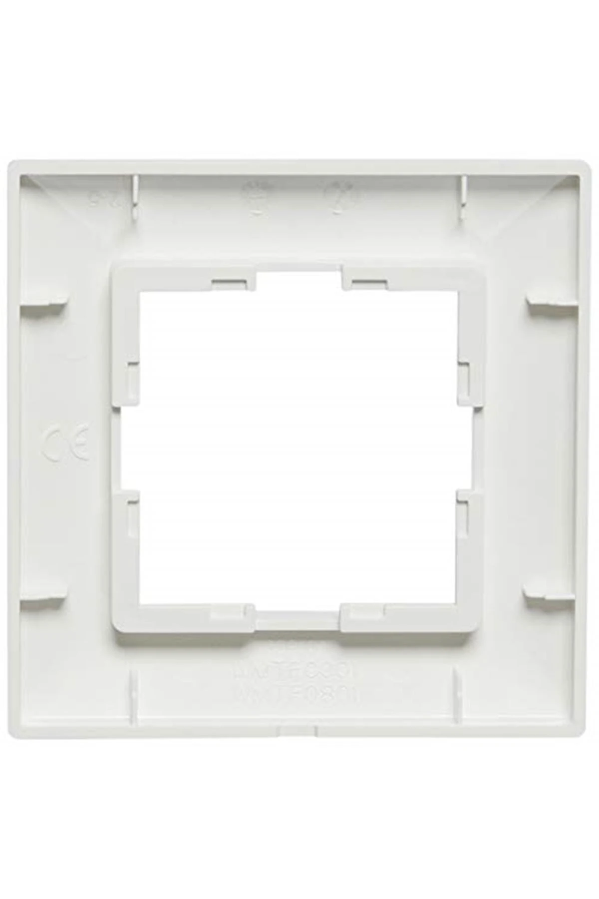 Meridian Uyumlu  Tekli Çerçeve, Beyaz