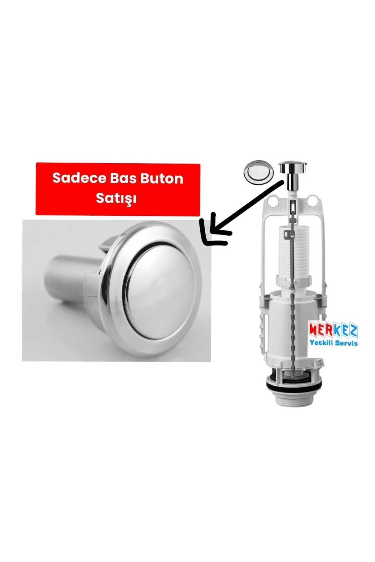 Creavit Uyumlu Klozet Rezervuar Bas Butonu Sifon Basma Düğmesi