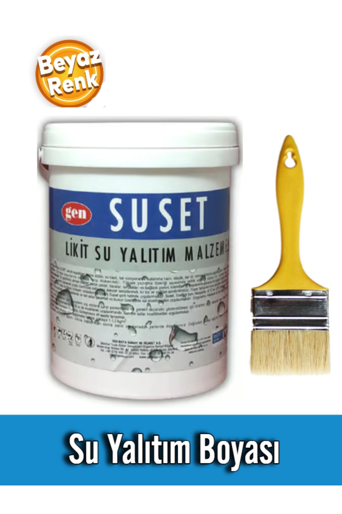 SUSET LİKİT SU YALITIM MALZEMESİ1 Kg İzalasyon Malzemesi