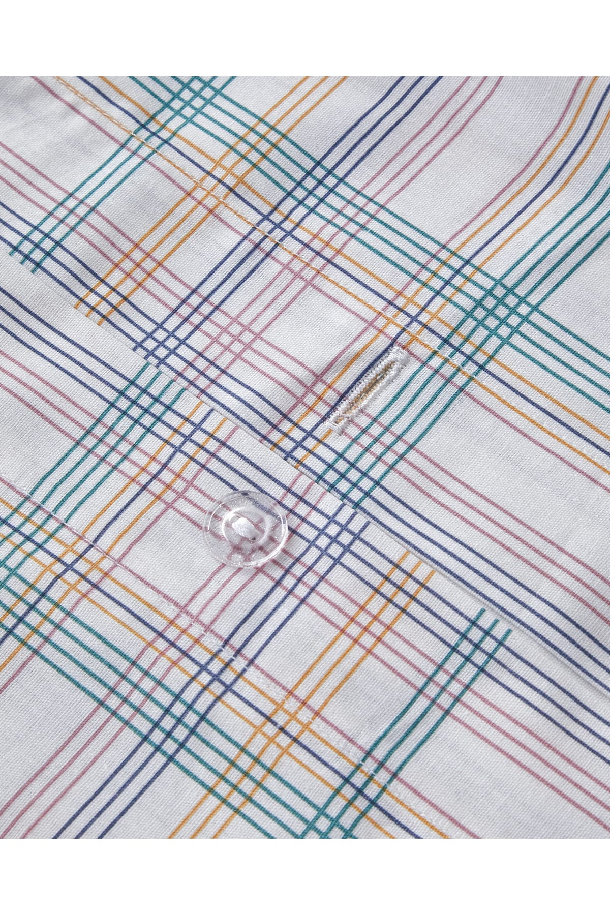 Spektrum Line Pamuklu Tek Kişilik Nevresim Seti 160x220 cm Yeşil-Mavi