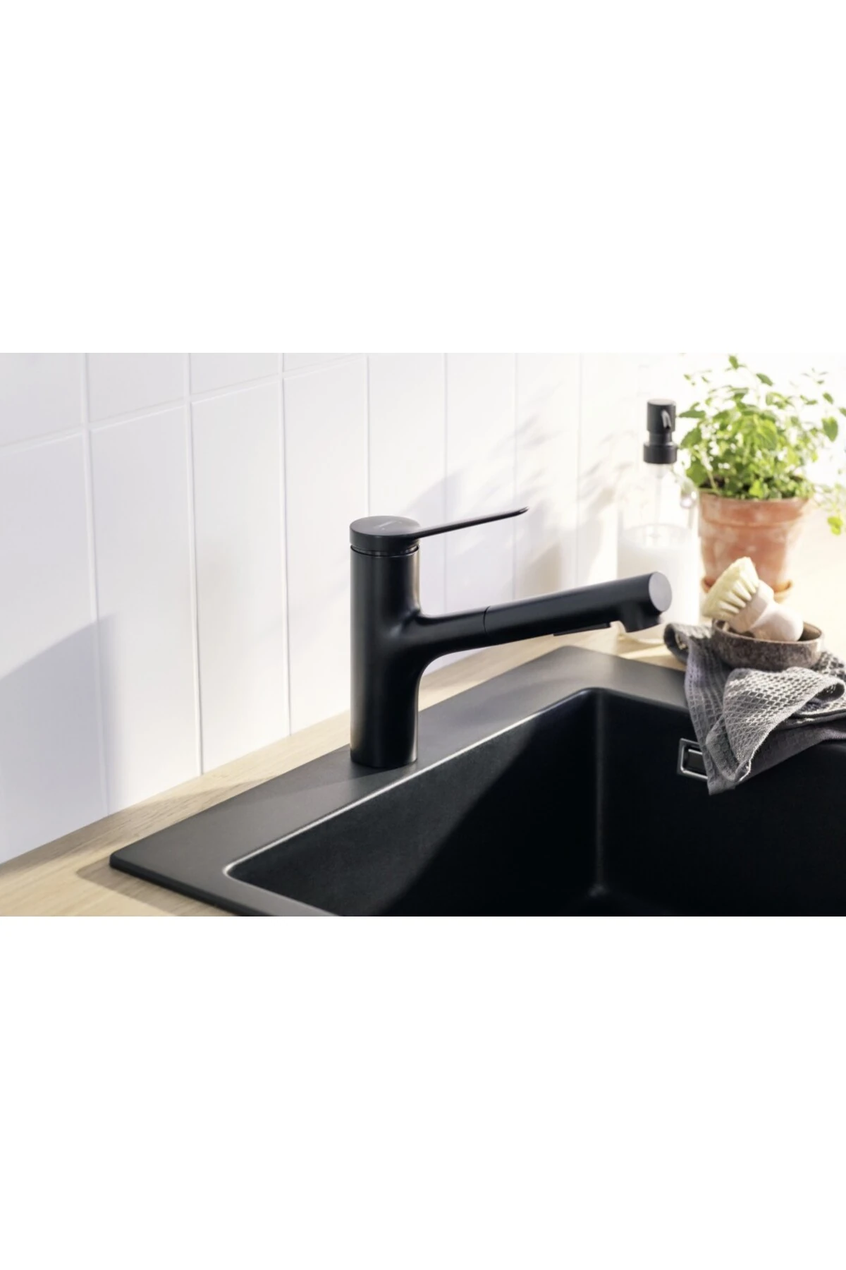 Zesis M33 Tek kollu Eviye Bataryası 150 2 jet Satin Siyah 74800670