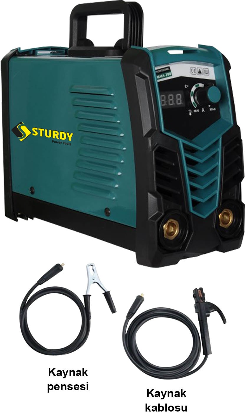 Power Tools Special Model Technology Super Ultrasonıc 200 Dijital Göstergeli Invertör Kaynak Makinası