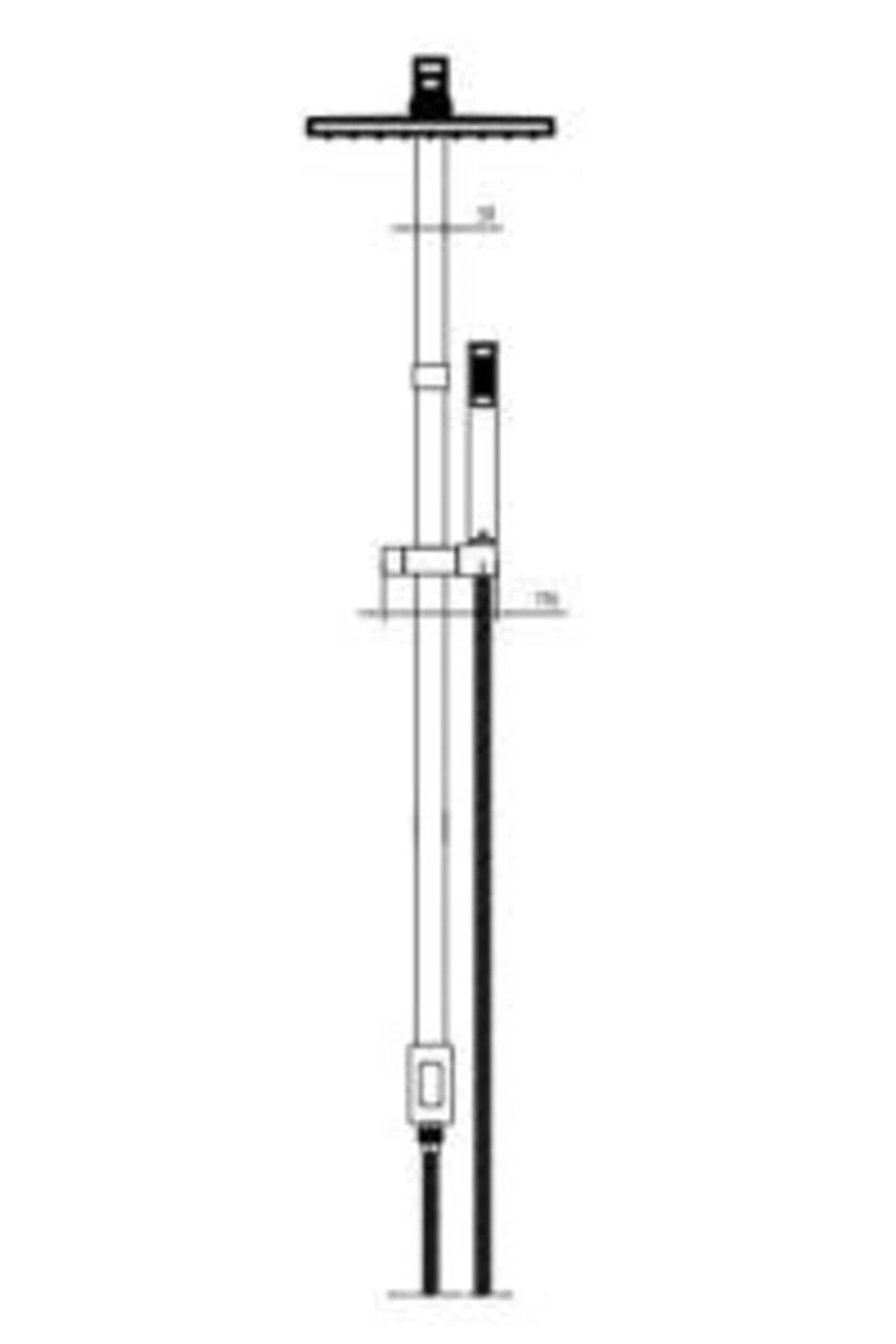 Tiera Banyo Bataryası 469+tiera Kolonlu Tepe Duş Seti 012 2li Set