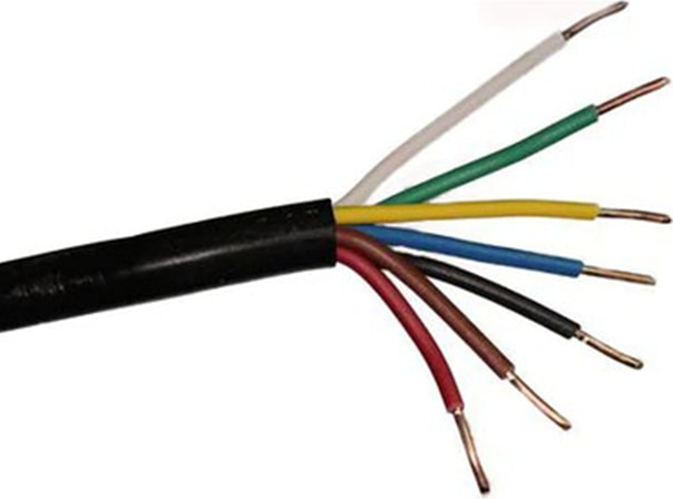 7 Uçlu Toprak Altı Sulama Sinyal Kablosu 0,8mm 7 Renk 100 Metre