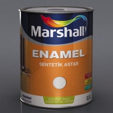 Marshal Enamel Sentetik Astar Kırık Beyaz 3 kg