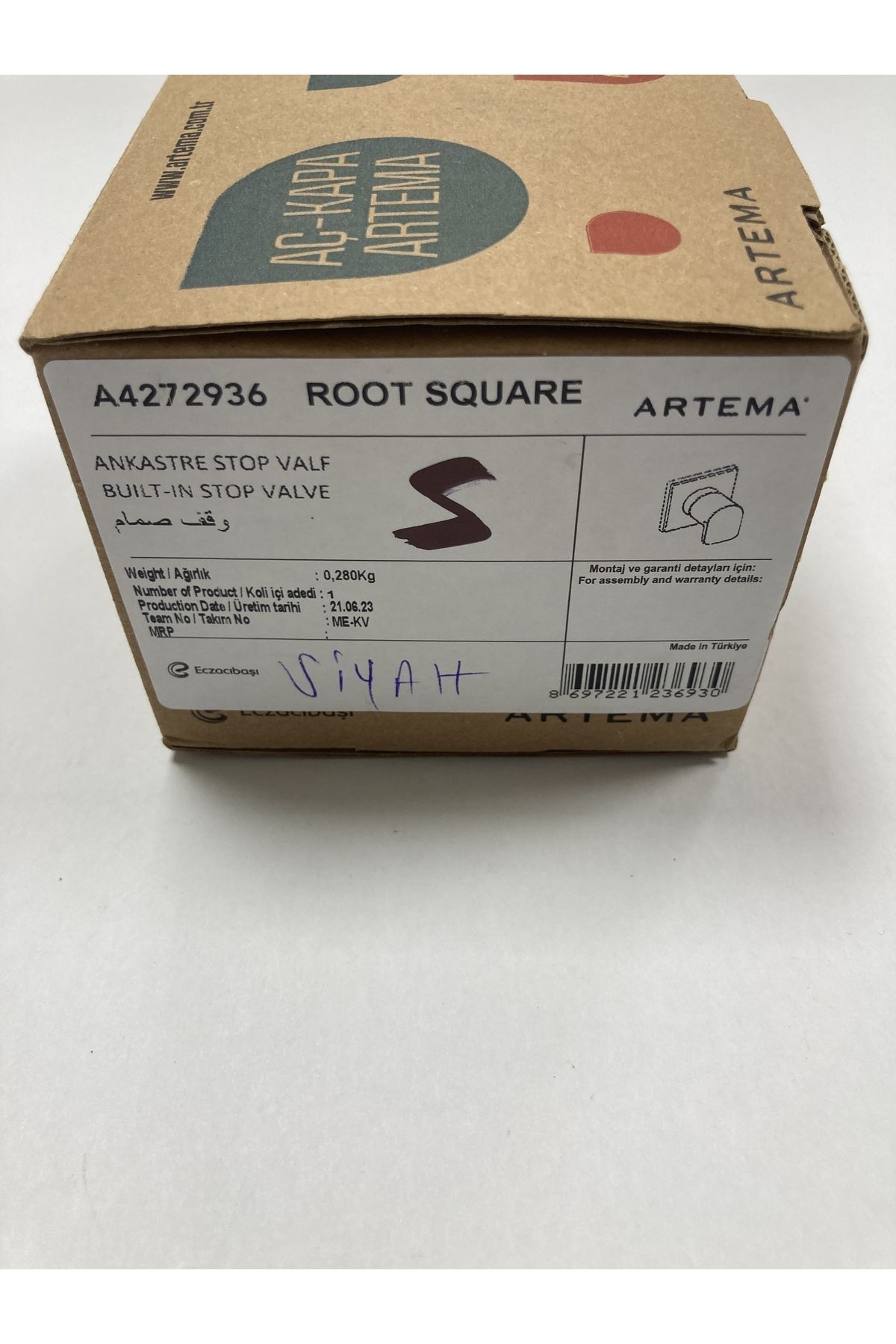 Loop R 7400680 Kumanda Paneli & Artema Ankastre Stop Valf