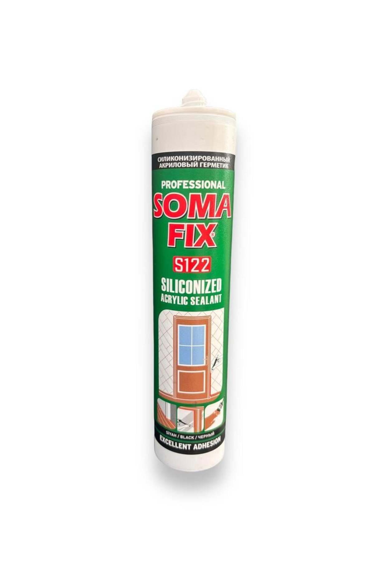 Akrilik Silikonize Mastik Siyah 500 gr