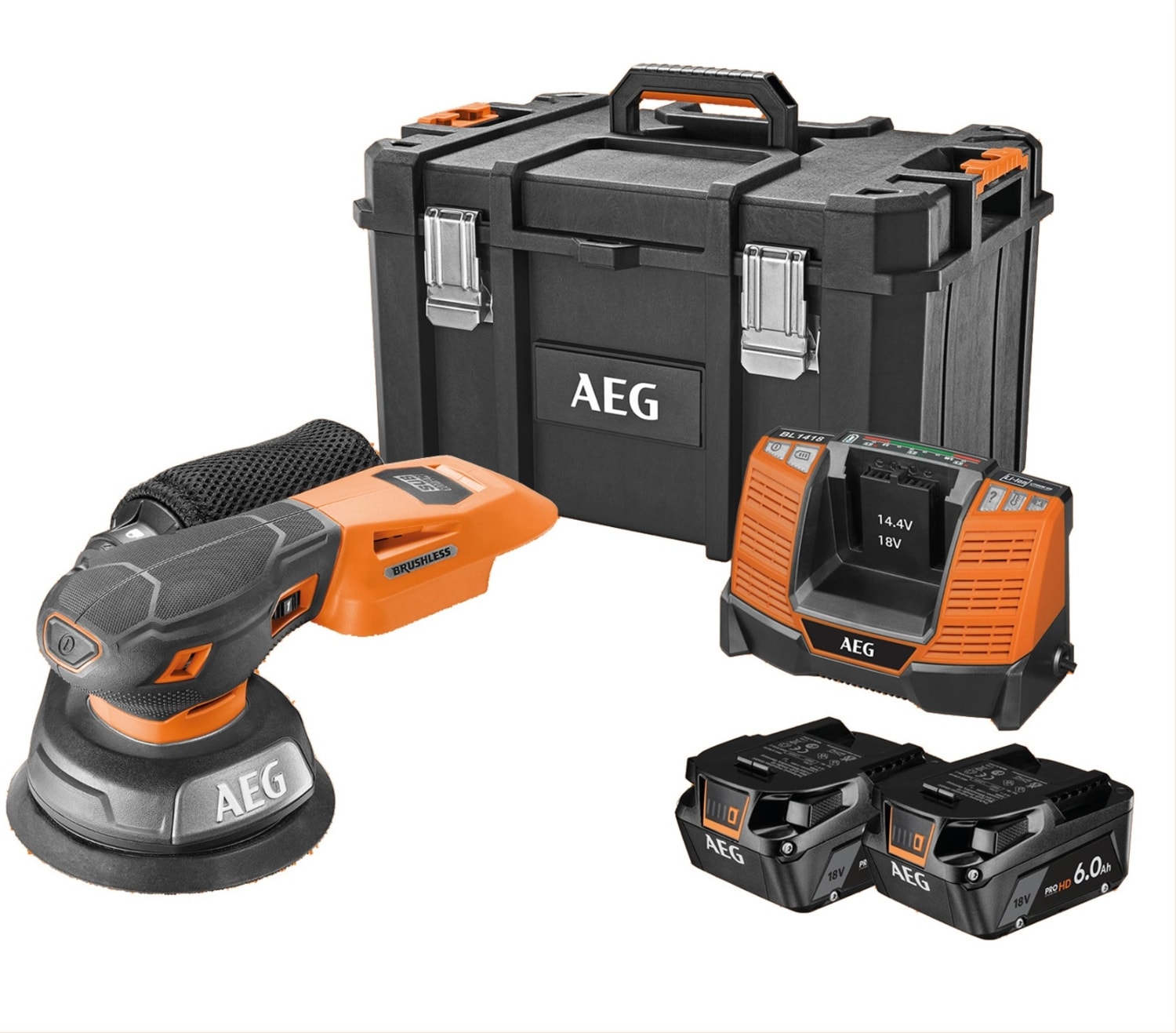 BEX18SBL-125-602TC Akülü Titreşim Zımpara Kömürsüz 2X4.0AH - 4935500068