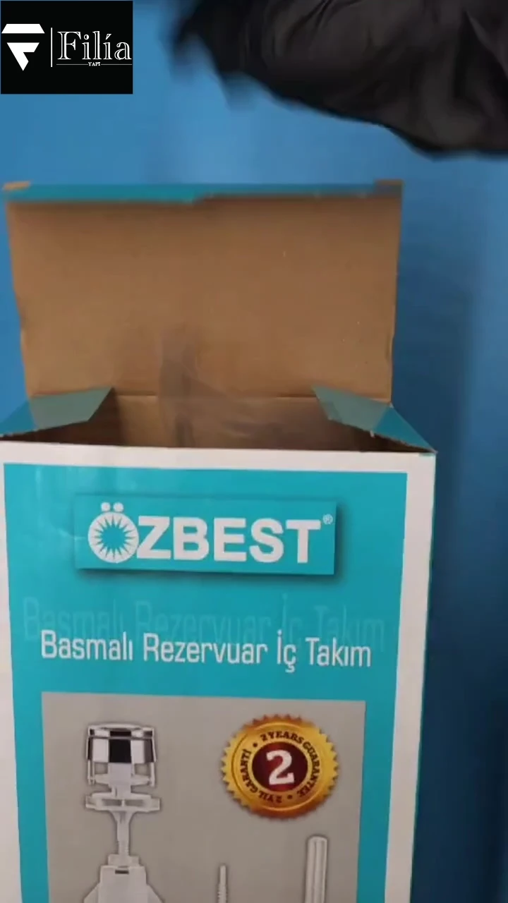 Basmalı Tek Kademeli Klozet Rezarvuar İç Takımı
