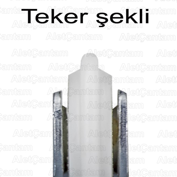 Sürgülü Kapak Gardrop Dolap Tekeri Yaylı 1 Adet