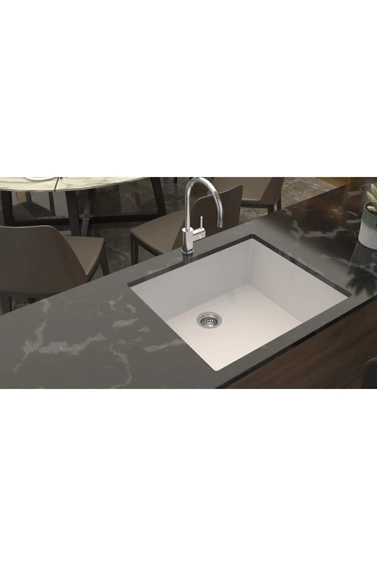 Granit Evye NERO I SOLE Series White I BEYAZ I (53.5x43.5)