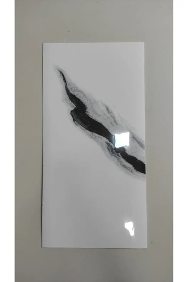 6 Adet 60cmx30cm Mermer Desenli Yapışkanlı Karavan Banyo Wc Duvar Kaplama Paneli Kağıdı BS8079