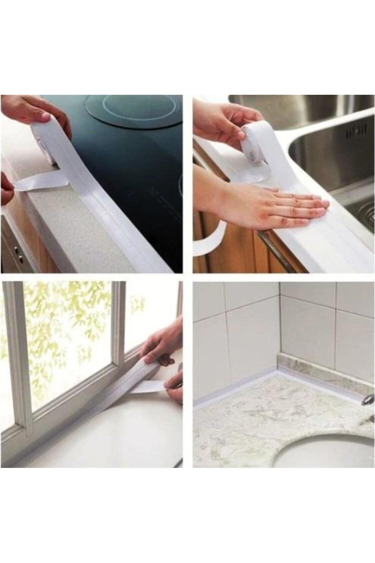 3M Su Sızdırmaz Bant Mutfak Lavabo Pencere Tezgah Sızdırmazlık Bandı 22mmX3,35 MT 1Adet