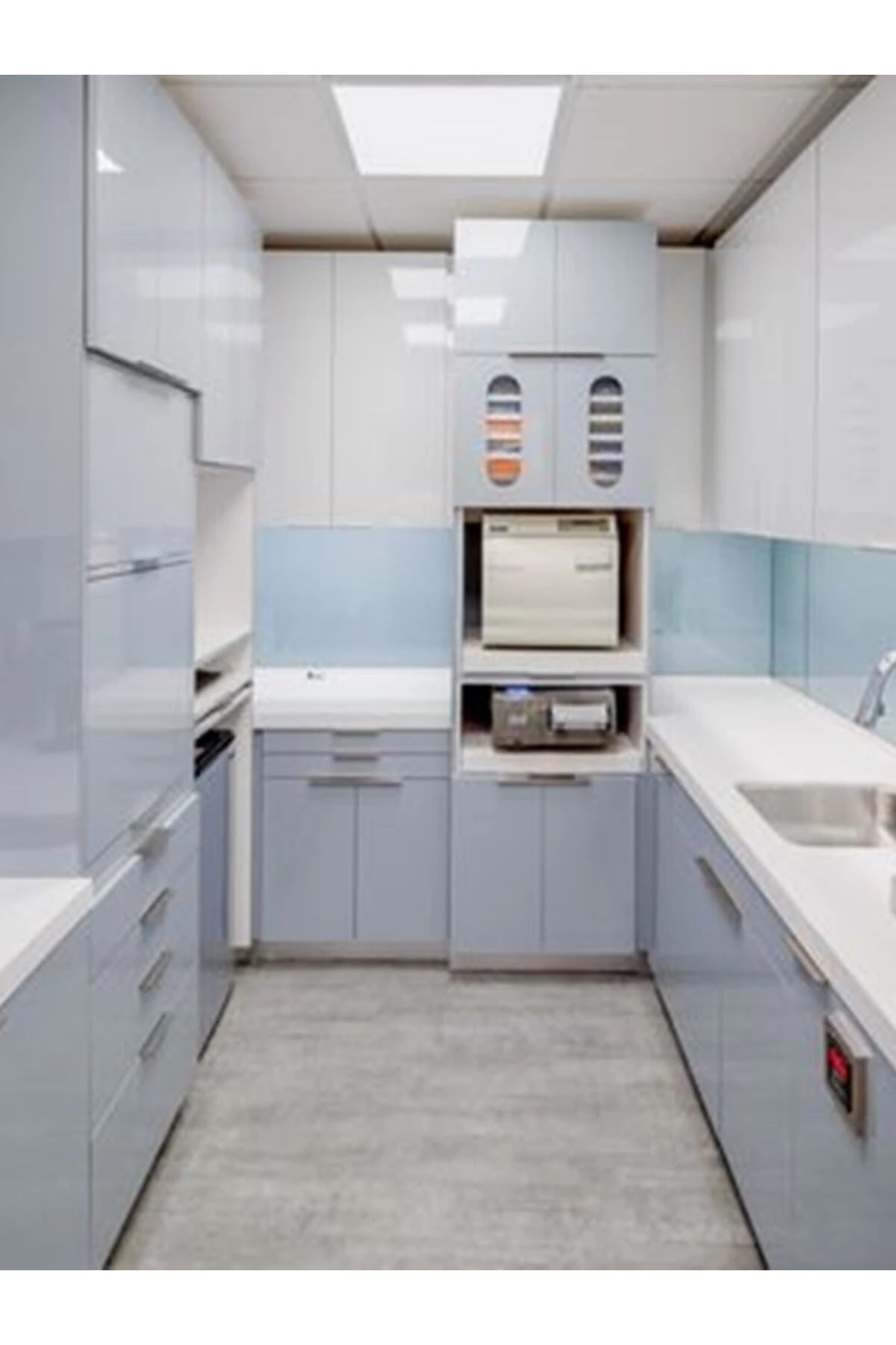 T24 Line In-60cm X60cm Sıva Altı Led Panel, Taş Yünü Asma Tavan Led , Beyaz Işık, Kare Backlight