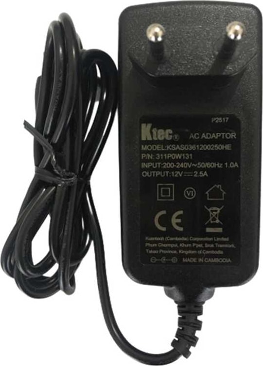 Ktec 12V 2.5A Adaptör
