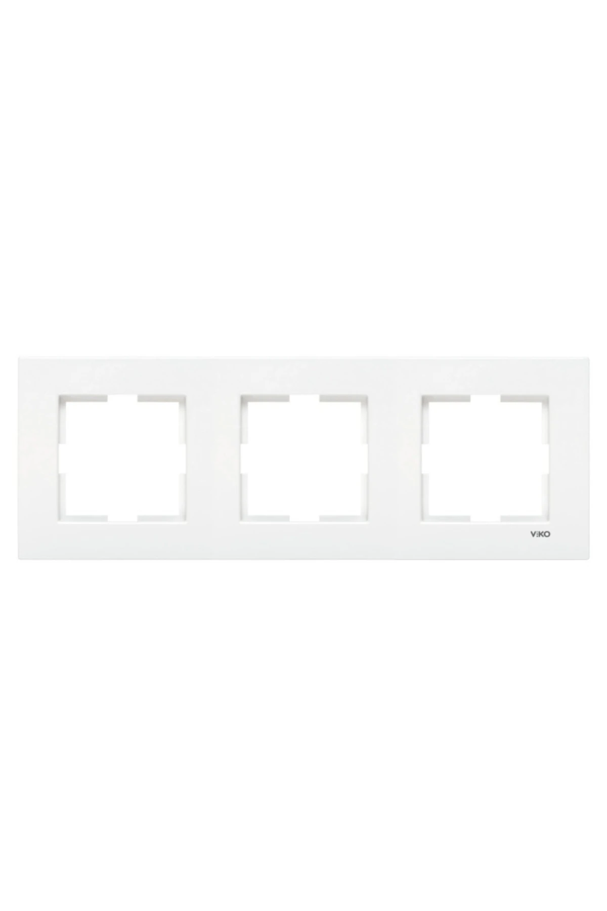 Viko Karre Beyaz  Üçlü Çerçeve(10 Adet)