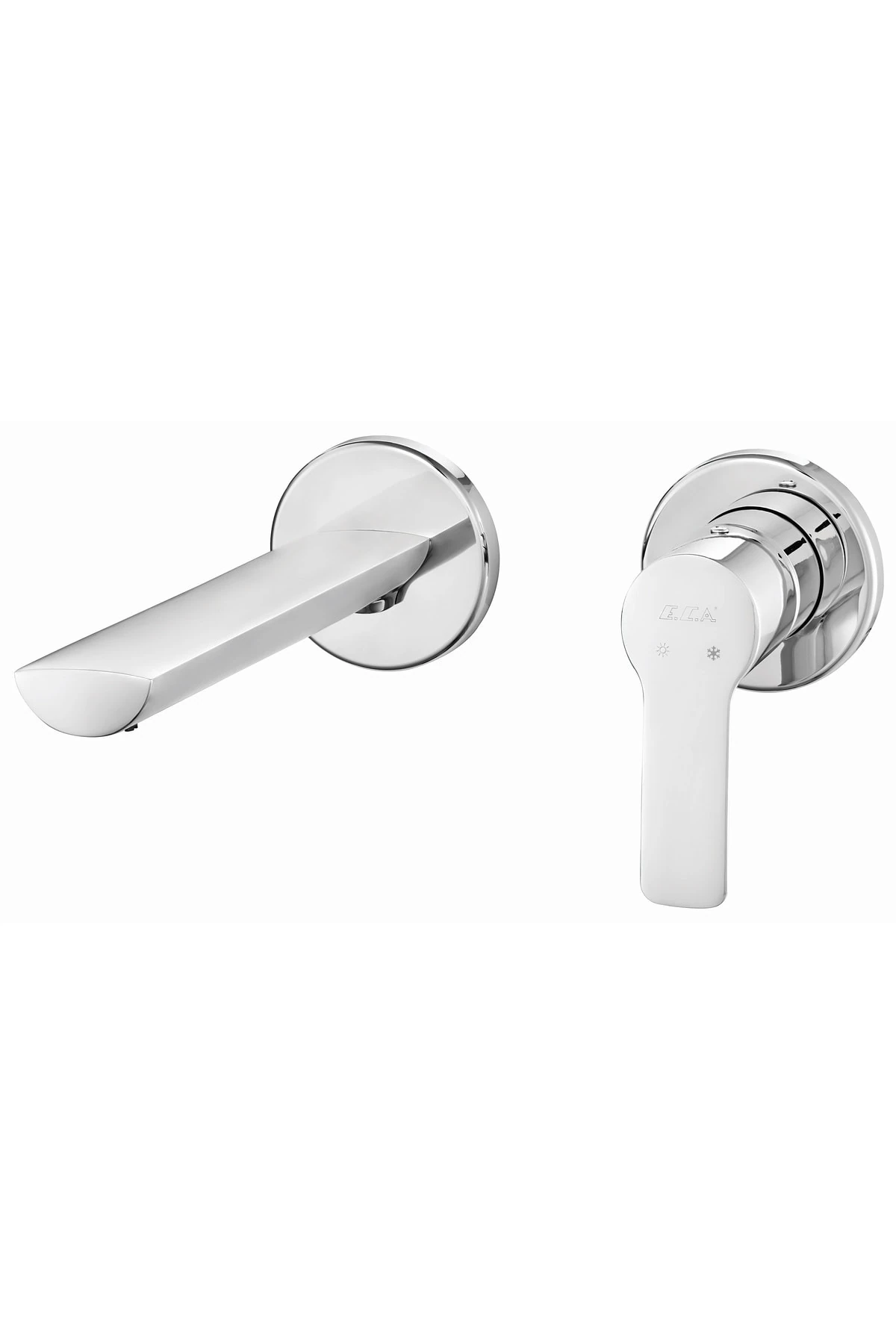 Ankastre Luna Lavabo Bataryası Sıva Üstü Çift Rozet 102167606-YY