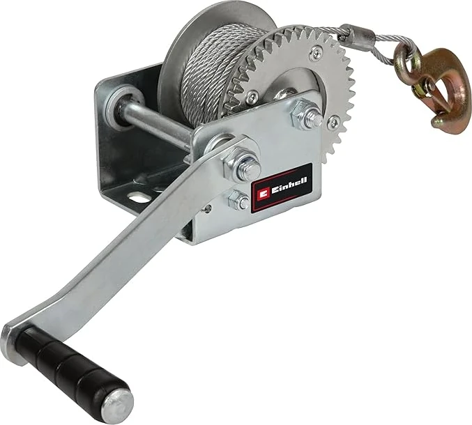 El Vinci Tc-Wı 500 (Maks. Taşıma Kapasitesi 500 Kg, 10 Metre Uzunluğunda Bükülmez Çelik Halat, Geri Dönüş Kilidi, Yumuşak Tutma Sapı, Emniyet Kapaklı Güvenlik Yük Kancası Dahil) - 2260160