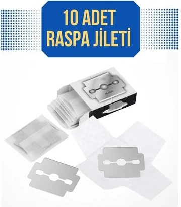 Hsnet Izzy 10 Adet Ayak Taban Nasır Yedek Jileti - MK001R-4LVGB3