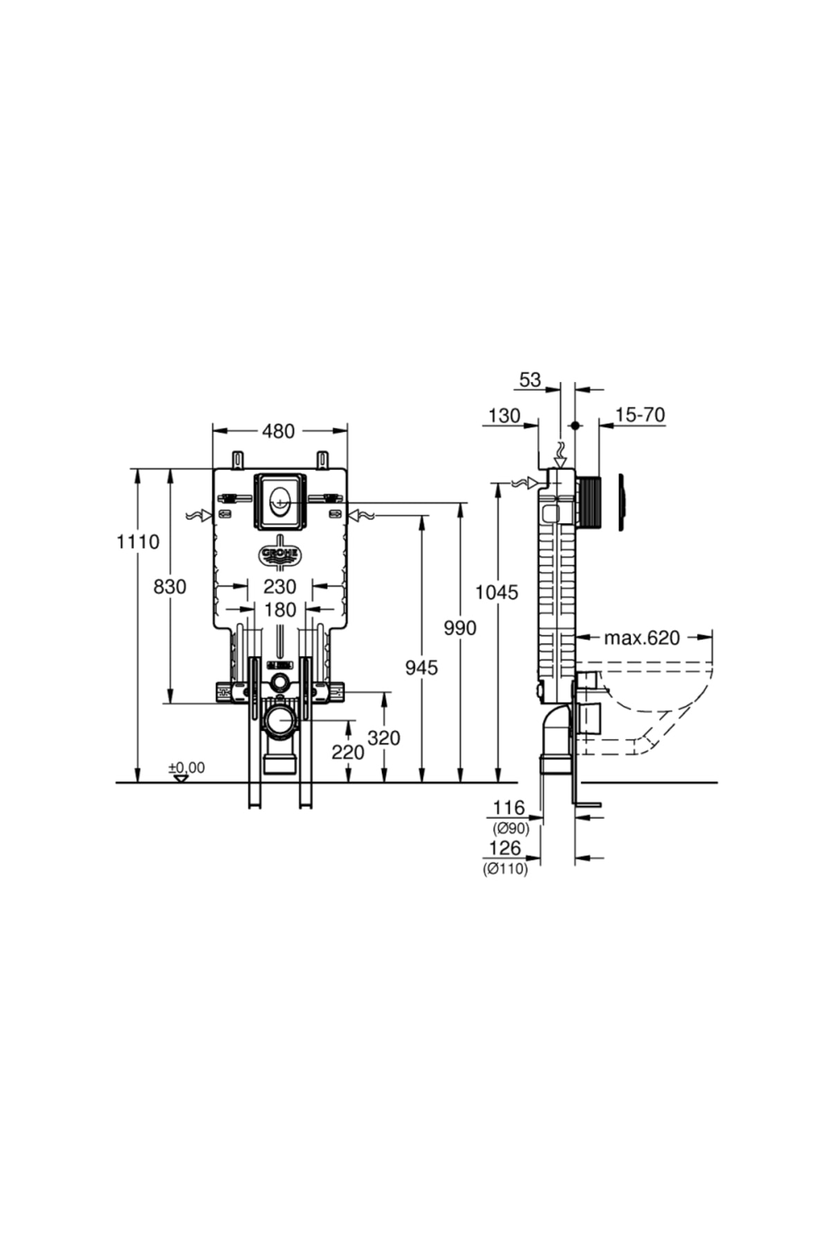 Uniset Wc Için 3ü Bir Arada Seti - 39452000