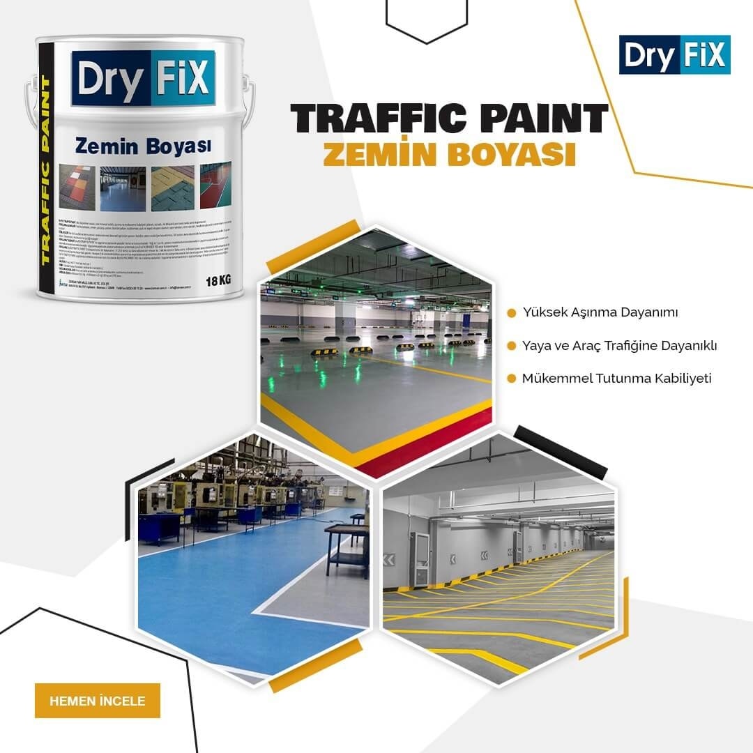 Zemin Boyası Traffic Paint 18 kg