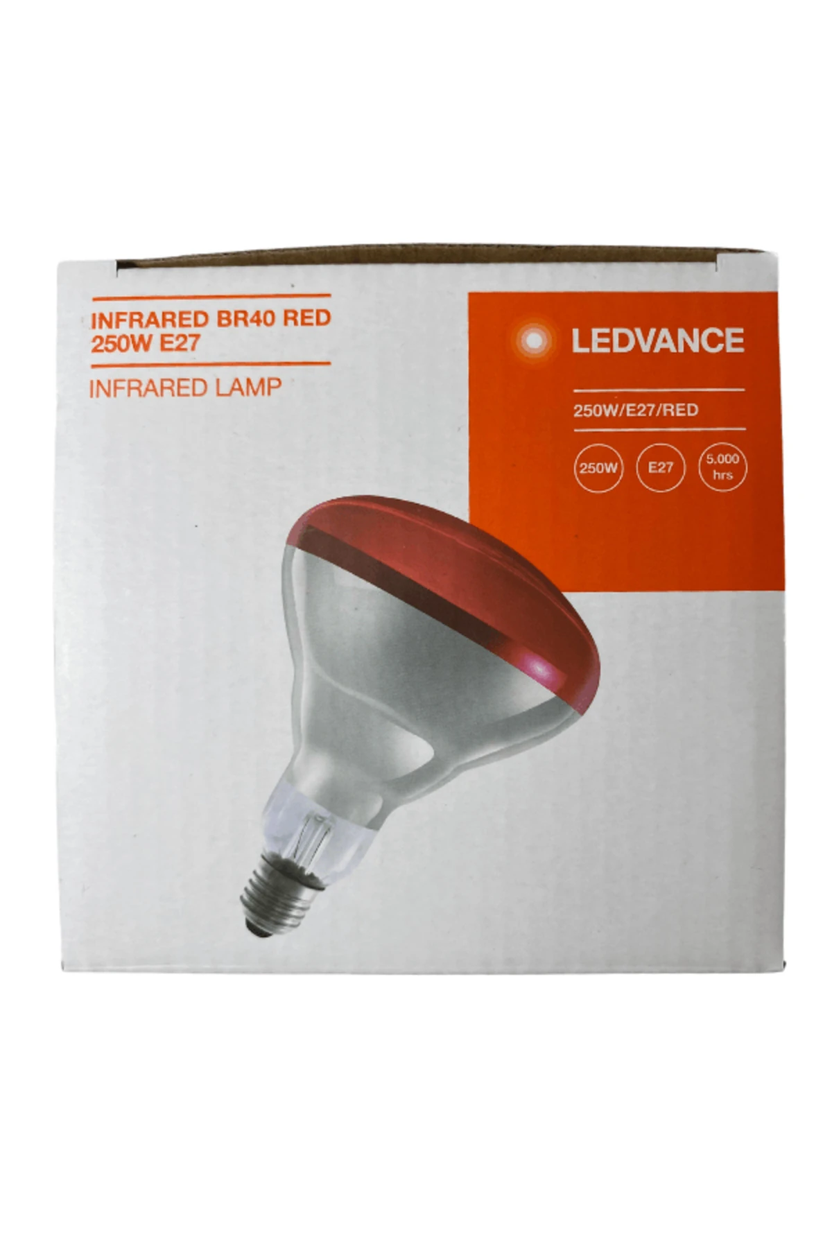 Ledvance 250w Infrared Ampul Br40 E27 Isıtıcılı Lamba Kırmızı Işık (4 Adet)