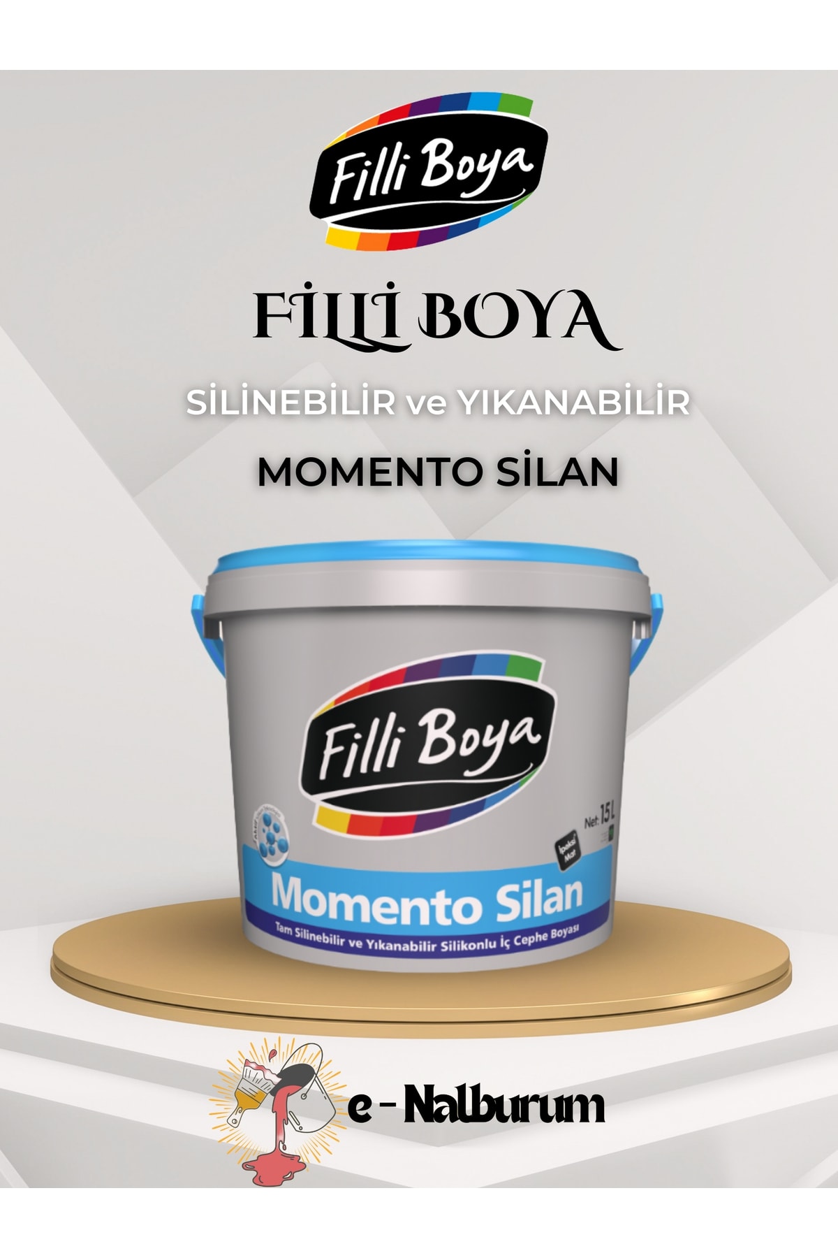 Momento Silan Silinebilir-kolay Temizlenebilen Yıkanabilir Silikonlu Içcepheboyası 2.5lt