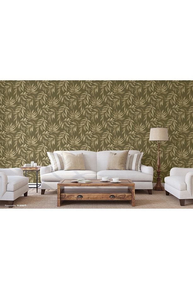 Ephes 1012-3 Yaprak Duvar Kağıdı 10m²