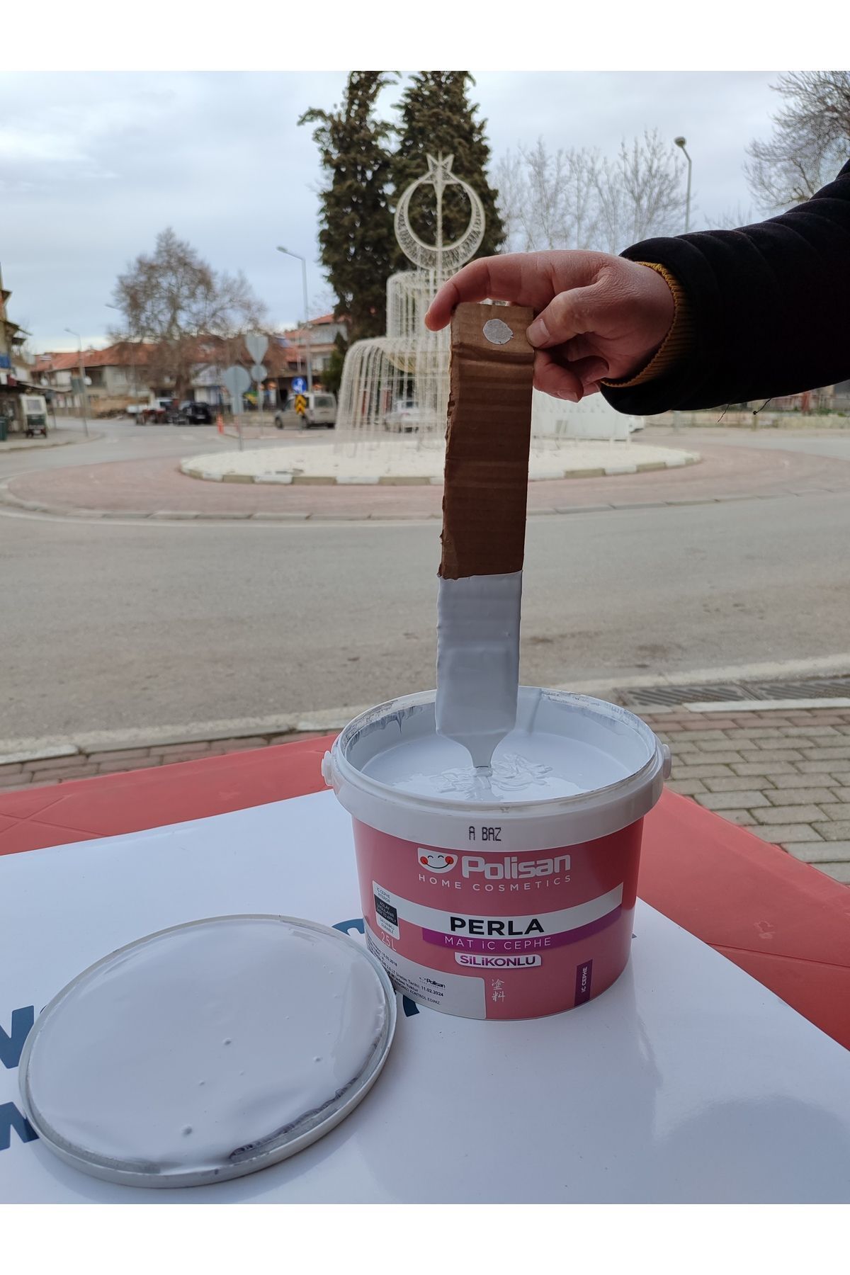 Dingin Gri Renk Silikonlu Silinebilir 2,5litre