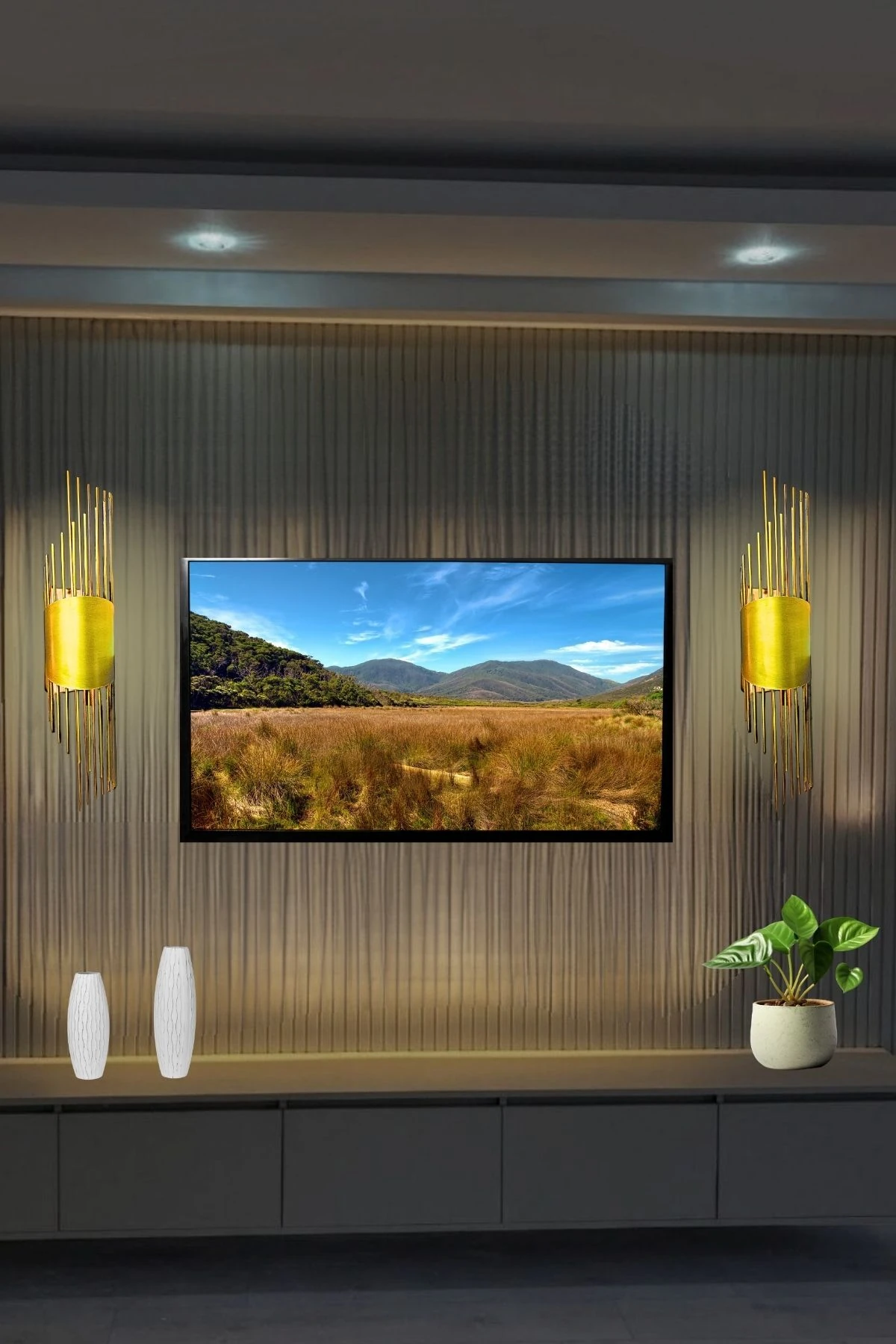 Sarkıt Aplik Eskitme, Pilli Aplik, Anahtarlı, Pilli Elektrikli Ledli Duvar Aplik, Gece Lambası