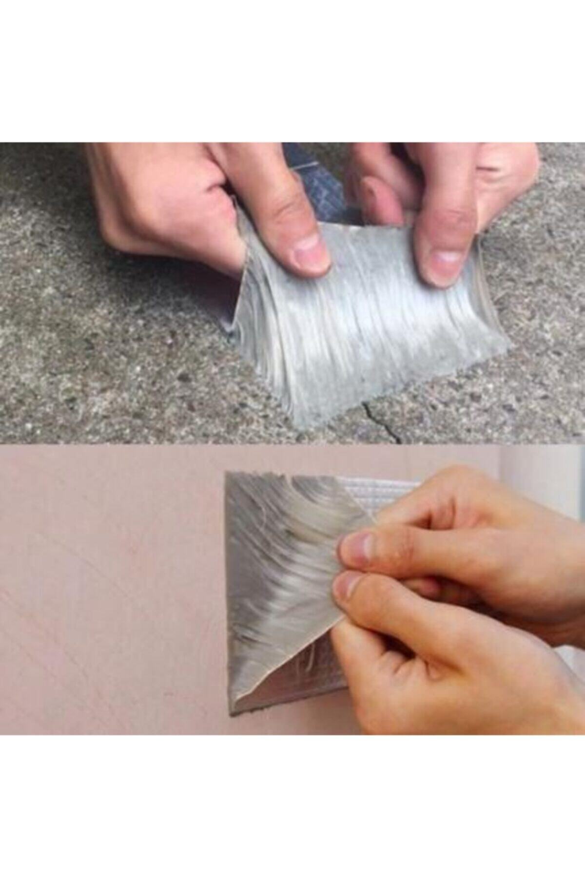 OZKUVVET 5mt X 10cm Waterproof Adhesive Tape Çatı Boru Çadır Pimaş Tamir Bandı Su Geçirmez Bant Sızdırmaz Ban
