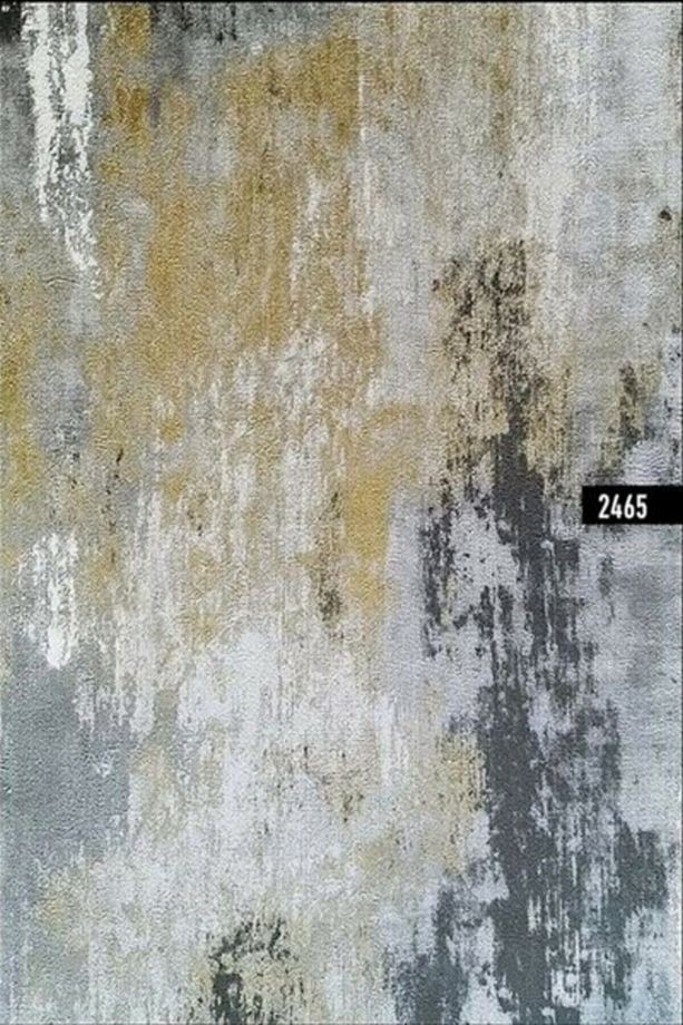 Eskitme Desenli Gri Gold Modern Duvar Kağıdı(5M2)