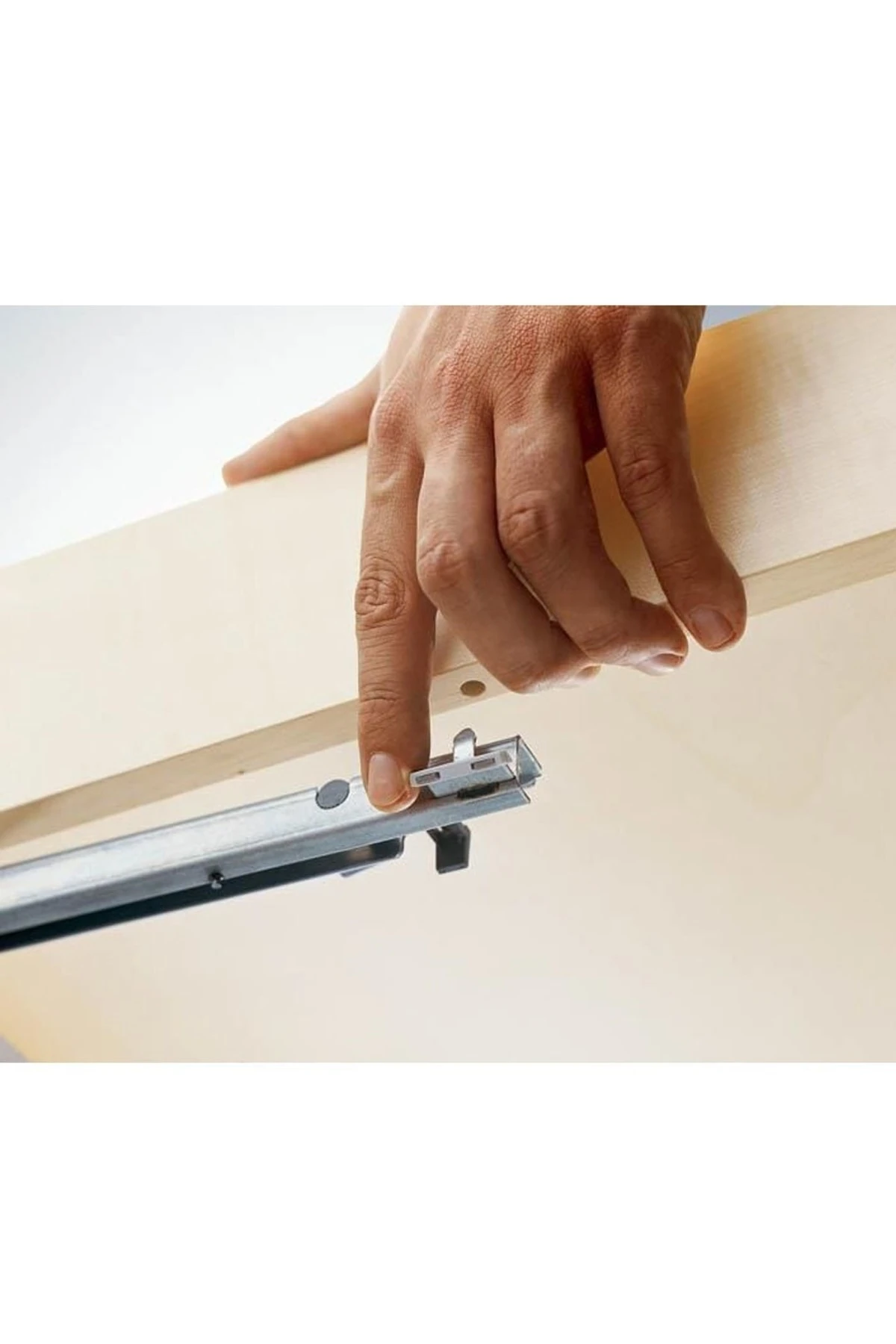 Blum Blumotion Tandem Frenli Ray + Mandal Tek Açılım Çekmece Rayı 40cm