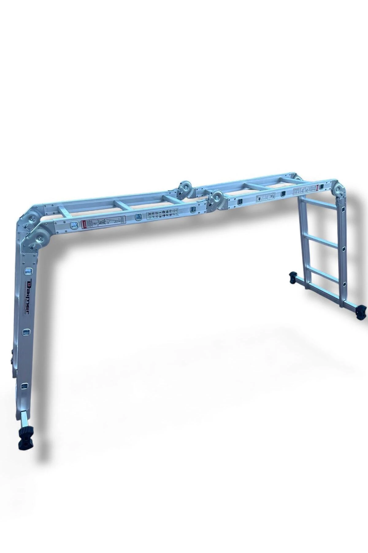 4X3 ALÜMİNYUM ÇOK AMAÇLI AKROBAT MERDİVEN 3.70 MT 12 BASAMAKLI