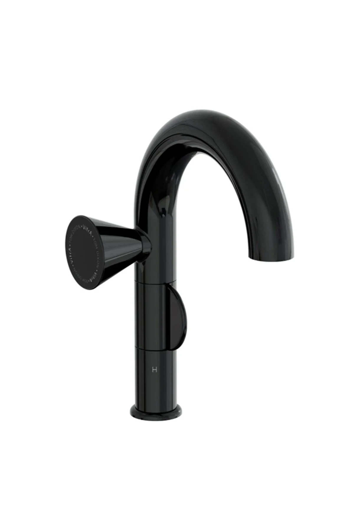 Liquid A4275539 Sol Kumandalı Lavabo Bataryası, Parlak Siyah