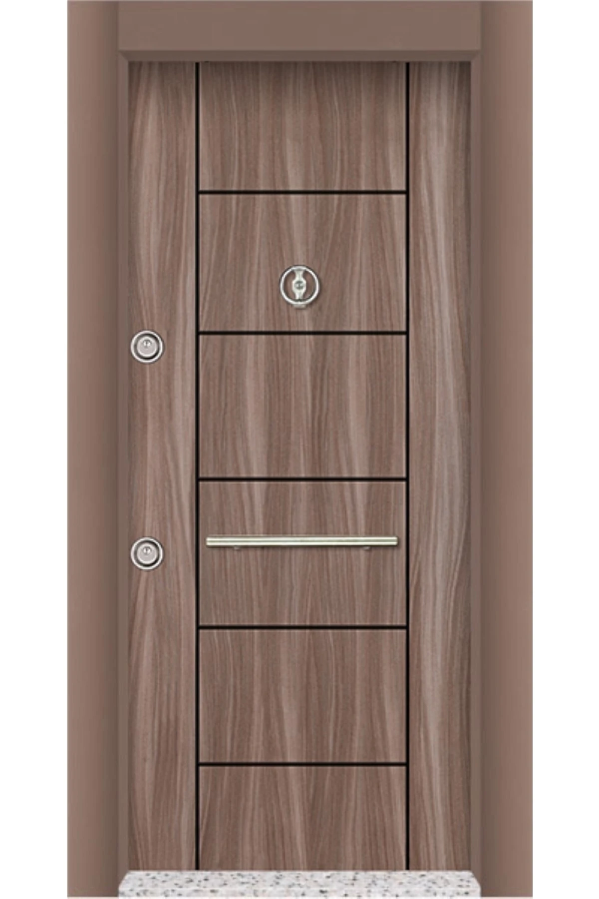 Daire Giriş Kapısı, Çelik Kapı, Mn-1827 Sağ